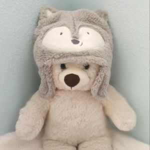 Carter's Baby Winter Hat, Snuggly Soft Wolf/Husky Dog
